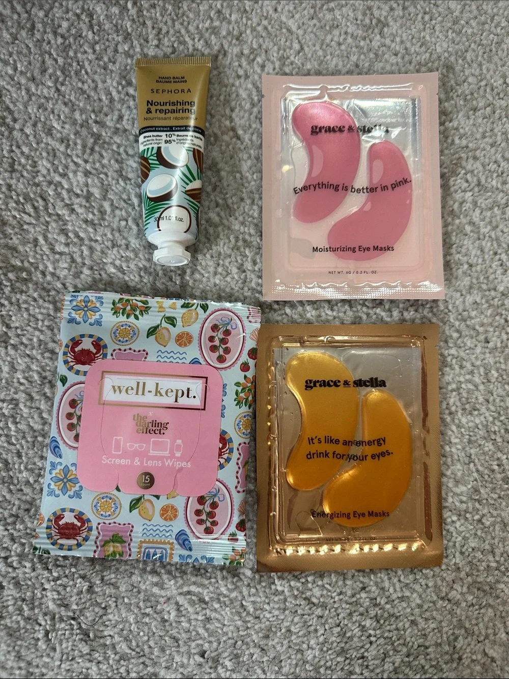 NWT 7 piece bundle LANEIGE Milky Way Lip Glowy Balm in Cream White